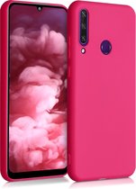 kwmobile telefoonhoesje voor Huawei Y6p - Hoesje voor smartphone - Back cover in neon roze
