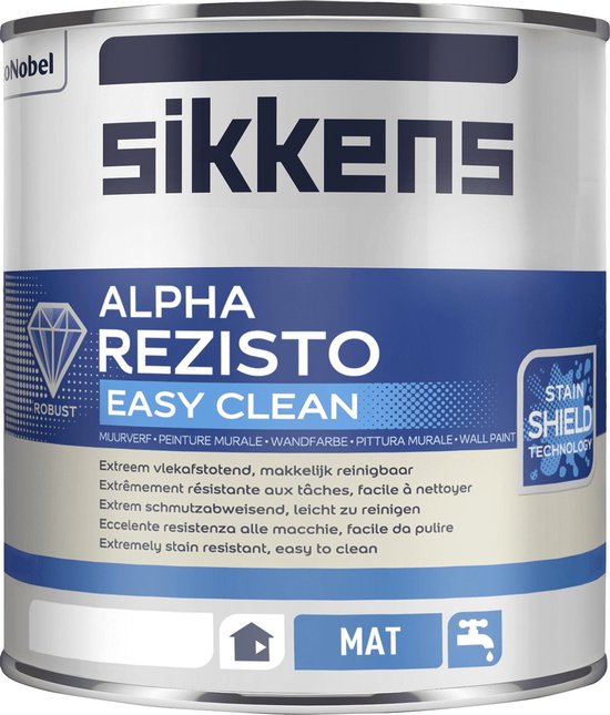 Sikkens Alpha Rezisto Easy Clean 1 liter Wit | bol.com