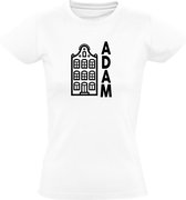 Amsterdam Dames shirt | Mokum | 020  | Wit