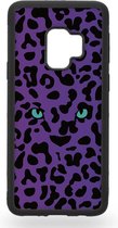 Leopards turqoise eyes Telefoonhoesje - Samsung Galaxy S9