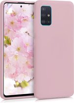 kwmobile telefoonhoesje voor Samsung Galaxy A51 - Hoesje voor smartphone - Back cover in vintage roze