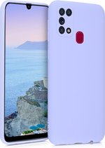 kwmobile telefoonhoesje voor Samsung Galaxy M31 - Hoesje voor smartphone - Back cover in pastel-lavendel