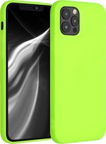 kwmobile telefoonhoesje voor Apple iPhone 12 / 12 Pro - Hoesje voor smartphone - Back cover in neon geel