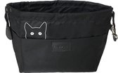 Smati Bag In Bag M Tasorganizer - Cat Zwart M