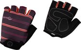 Rogelli Ds Wielerhandschoen Stripe Bordeaux/Coral S