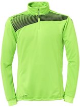 Uhlsport Liga 2.0 1/4 Zip Top Flash Groen-Zwart Maat S