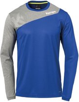 Kempa Core 2.0 Longsleeve Royal Blauw-Donker Grijs Melange Maat 2XL