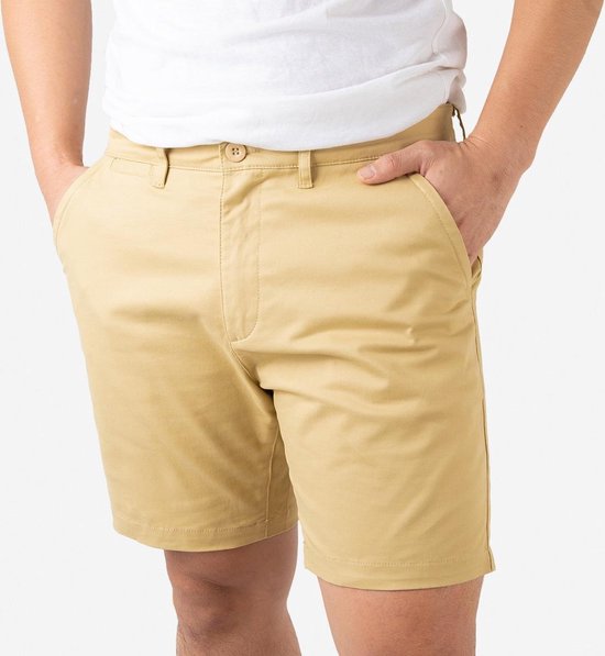 Eubi Shorts ALL DAY - Khaki Korte Broek - Premium Kwaliteit - Heren Maat M  | bol.com