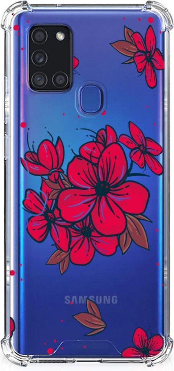 Samsung Galaxy A21s Case Blossom Red