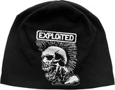 The Exploited - Mohican Skull Beanie Muts - Zwart