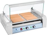 Royal Catering Hotdog Grill - 9 rollers - Roestvrij staal
