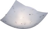 LED Plafondlamp - Plafondverlichting - Trinon Colmino - E27 Fitting - 3-lichts - Vierkant - Mat Wit - Aluminium