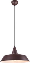 LED Hanglamp - Hangverlichting - Trinon Wolta - E27 Fitting - 1-lichts - Rond - Roestkleur - Aluminium