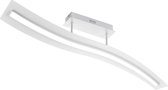 LED Plafondlamp - Plafondverlichting - Trinon Salerna - 24W - Natuurlijk Wit 4000K - Rechthoek - Mat Wit - Aluminium