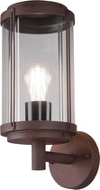 LED Tuinverlichting - Tuinlamp - Trinon Taniron - Wand - E27 Fitting - Roestkleur - Aluminium