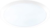 LED Plafondlamp - Plafondverlichting - Trinon Ginzon - 25W - Warm Wit 3000K - Rond - Mat Wit - Kunststof