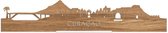 Standing Skyline Curaçao Eikenhout - 60 cm - Woondecoratie design - Decoratie om neer te zetten en om op te hangen - Meer steden beschikbaar - Cadeau voor hem - Cadeau voor haar - Jubileum - Verjaardag - Housewarming - Interieur - WoodWideCities