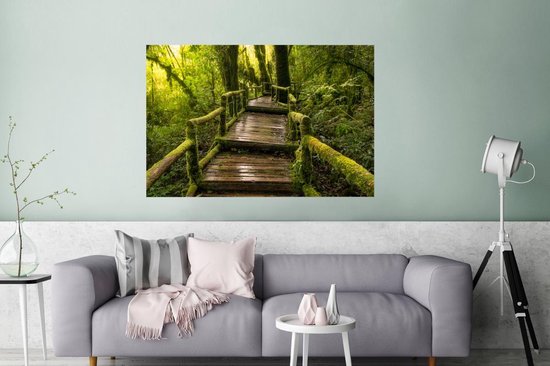 Poster Mooi regenwoud en jungle - 180x120 cm XXL