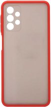 Shop4 - Samsung Galaxy A32 5G Hoesje - Bumper Back Case Rood