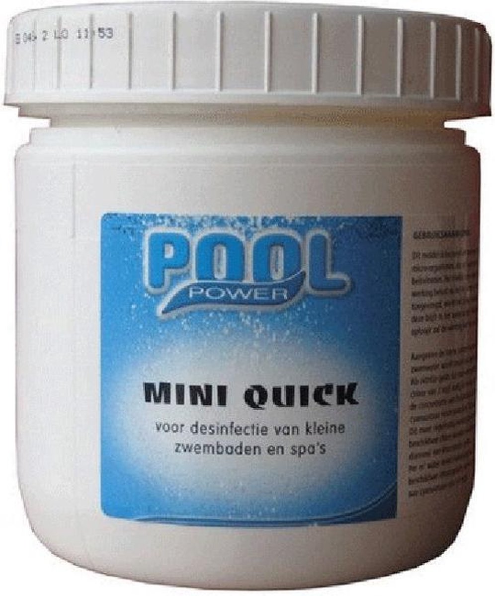 Zwembad mini quick chloortabletten 2.5 grams 180 stuks - Pool Power