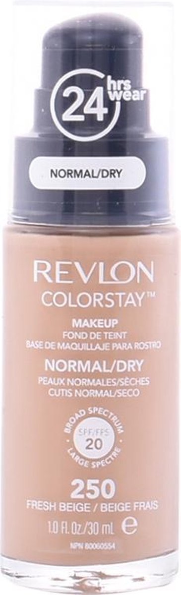 Goedkoopste Revlon Colorstay Foundation With Pump Dry Skin - 250 Fresh Beige