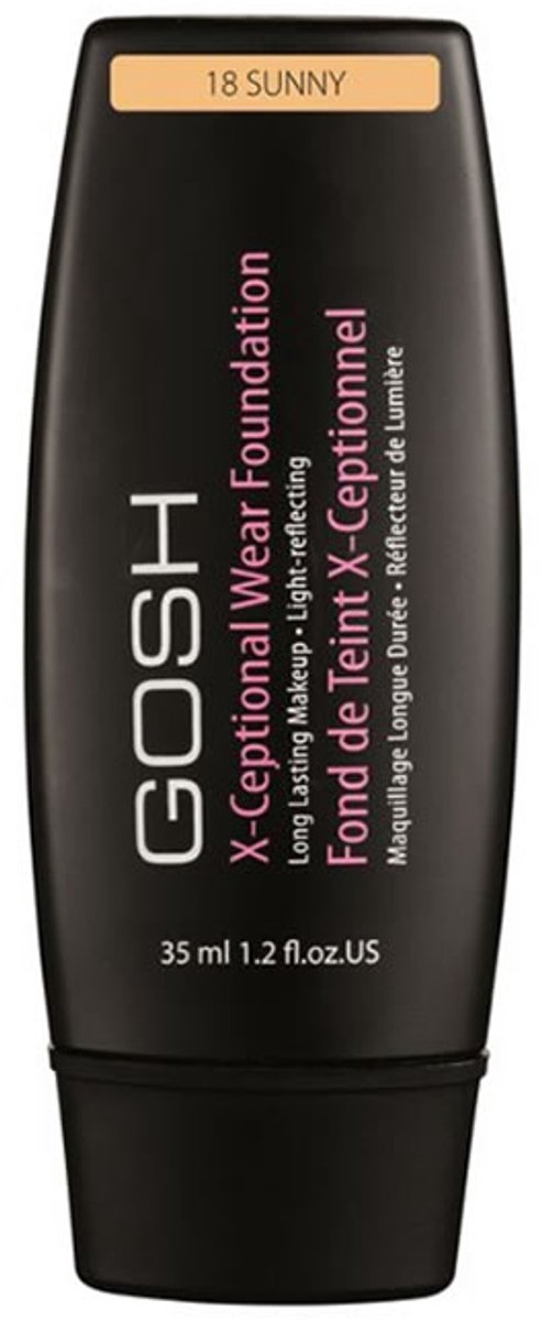 Gosh - X-Ceptional Wear Foundation Long Lasting Makeup Long Lasting Face Primer 18 Sunny 35Ml