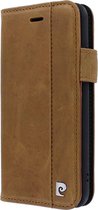 iPhone SE (2020)/8/7 Bookcase hoesje - Pierre Cardin -  Bruin - Leer