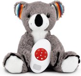 Zazu - Coco de Koala  - Hartslagknuffel - Muziek knuffel met huilsensor - Deze leuke muziek & hartslagknuffel is heerlijk zacht en door de uitneembare geluidsmodule ook wasbaar! - Genomineerd voor Baby Product van het Jaar - Grijs