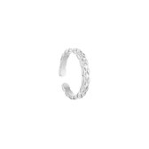 Michelle Bijoux Ring Bewerkt Goud of Zilver JE12779 (One Size)