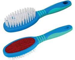 Vivog borstel dubbelzijdig blauw - S