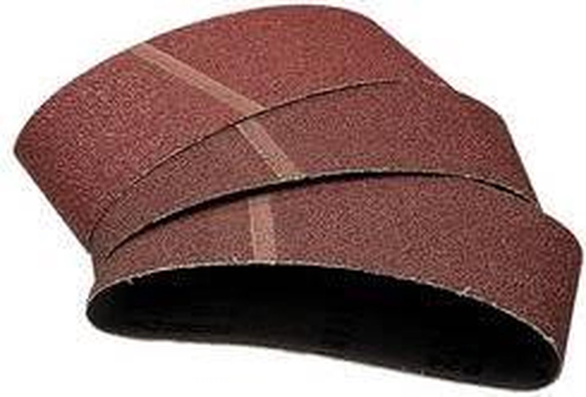 Wolfcraft 1916100 Schuurbandset Korrelgrootte (num) 40, 80, 120 (l x b) 533 mm x 75 mm 9 stuk(s)