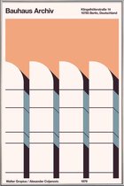 JUNIQE - Poster met kunststof lijst Bauhaus Archiv Print Borders
