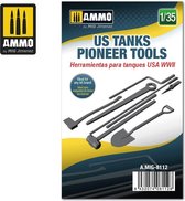 US WWII Tank Pioneer Tools - Scale 1/35 - Ammo by Mig Jimenez - A.MIG-8112