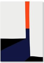 Modern Abstract Poster 5 - 30x40cm Canvas - Multi-color