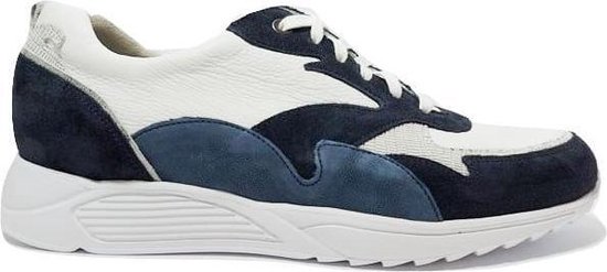 Durea Sneakers 6249 K Wit Zand Combi - Van Driel Schoenen