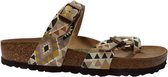 Birkenstock Slippers Mayari 1019602 Mocca Combi Normaal Vegan