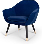 Baytex Velvet Fauteuil Capri Blauw