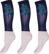 Harry's Horse Sokken  3-pack - Mid Blue - 34-36