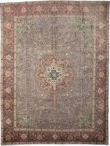 vintage vloerkleed - tapijten woonkamer -Refurbished Lachak Toranj 20-30 jaar oud - 385x290