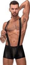 Cage Back Singlet - Black -