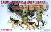 Dragon - 1/35 German Feldgendarmerie W/dogs (?/20) * - DRA6098 - modelbouwsets, hobbybouwspeelgoed voor kinderen, modelverf en accessoires