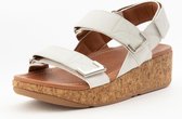 FitFlop Remi Adjustable Back-Strap Sandals Leather WIT - Maat 38