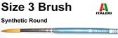 Italeri - 3 Brush Synthetic Round (Ita51206) - modelbouwsets, hobbybouwspeelgoed voor kinderen, modelverf en accessoires