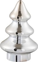 J-Line Kerstboom - glas - zilver - small