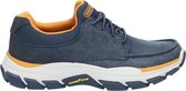 Skechers Relaxed Fit heren veterschoen. - Blauw - Maat 42