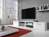 TV-meubel Bash II - Wit - Mat - 240 cm - ACTIE