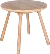 J-Line Kindertafel Rond Hout Naturel