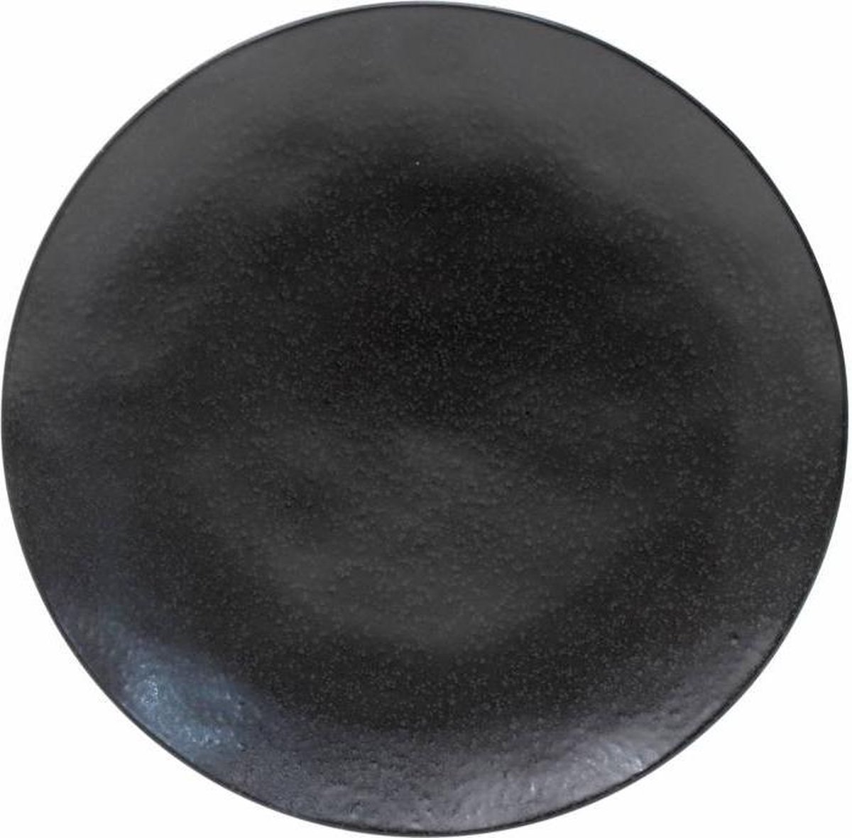 Costa Nova Riviera - servies - onderbord Sable Noir - aardewerk - mat zwart - set van 2 - 30,9 cm rond