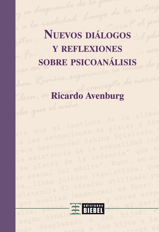 Nuevos diálogos y reflexiones sobre psicoanálisis - cover