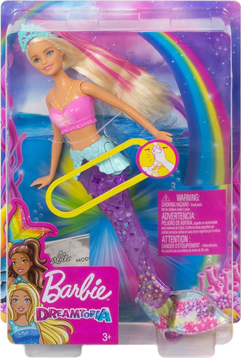 Barbie Dreamtopia Sirène Lumières & Danse Aquatique | bol.com